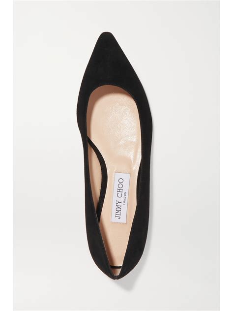 jimmy choo suede flats